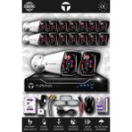 TURKNO 16 Kameralı Karia 16 Dış Kamera Set 2 TB HDD Full HD Gece Görüşlü Güvenlik Kamerası Sistemi