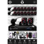 TURKNO 16 Kameralı Pania 16 Dış Kamera Set 1 TB HDD Full HD Gece Görüşlü Güvenlik Kamerası Sistemi