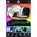 TURKNO 2 Kameralı Navie 1 İç Kamera Set 100 GB HDD Full HD Renkli Gece Görüşlü Güvenlik Kamerası Sistemi