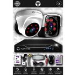 TURKNO 2 Kameralı Pania 1 İç Kamera Set 2 TB HDD Full HD Gece Görüşlü Güvenlik Kamerası Sistemi