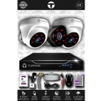 TURKNO 3 Kameralı Galia 1 İç Kamera Set 2 TB HDD Full HD Gece Görüşlü Güvenlik Kamerası Sistemi