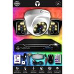 TURKNO 3 Kameralı Karie 1 İç Kamera Set 1 TB HDD Full HD Renkli Gece Görüşlü Güvenlik Kamerası Sistemi