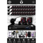 TURKNO 32 Kameralı Pania 32 Dış Kamera Set 2 TB HDD Full HD Gece Görüşlü Güvenlik Kamerası Sistemi