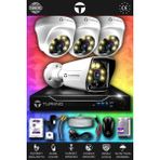 TURKNO 4 Kameralı Karie 3 İç Kamera Set 500 GB HDD Full HD Renkli Gece Görüşlü Güvenlik Kamerası Sistemi