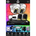 TURKNO 4 Kameralı Navie 2 İç Kamera Set 2 TB HDD Full HD Renkli Gece Görüşlü Güvenlik Kamerası Sistemi