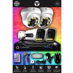 TURKNO 4 Kameralı Navie 2 İç Kamera Set HDD'siz Full HD Renkli Gece Görüşlü Güvenlik Kamerası Sistemi