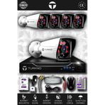 TURKNO 5 Kameralı Karia 5 Dış Kamera Set 2 TB HDD Full HD Gece Görüşlü Güvenlik Kamerası Sistemi