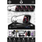 TURKNO 5 Kameralı Karia 5 Dış Kamera Set 250 GB HDD Full HD Gece Görüşlü Güvenlik Kamerası Sistemi