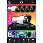 TURKNO 5 Kameralı Karie 5 Dış Kamera Set 2 TB HDD Full HD Renkli Gece Görüşlü Güvenlik Kamerası Sistemi