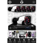 TURKNO 5 Kameralı Pania 5 Dış Kamera Set 320 GB HDD Full HD Gece Görüşlü Güvenlik Kamerası Sistemi