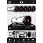 TURKNO 6 Kameralı Galia 6 Dış Kamera Set 320 GB HDD Full HD Gece Görüşlü Güvenlik Kamerası Sistemi