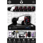 TURKNO 6 Kameralı Pania 6 Dış Kamera Set 1 TB HDD Full HD Gece Görüşlü Güvenlik Kamerası Sistemi