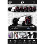 TURKNO 6 Kameralı Pania 6 Dış Kamera Set HDD'siz Full HD Gece Görüşlü Güvenlik Kamerası Sistemi