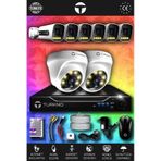 TURKNO 8 Kameralı Navie 2 İç Kamera Set HDD'siz Full HD Renkli Gece Görüşlü Güvenlik Kamerası Sistemi