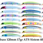 Turko Seabass TR-89 120 mm 17 gr ATS Sistem Rapala Maket Balık