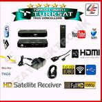 TÜRKSAT 4A YÜKLÜ MİNİ HDMI UYDU ALICISI HD GİRİŞLİ UYDU
