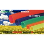 Turkuaz 1/2 Bahçe Hortumu Silikonlu Bahçe Hortumu 1 Metre