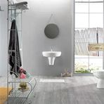 Turkuaz Bella Banyo Lavabo 40X50 Cm (Bella Yarım Ayaklı)