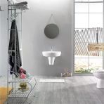 Turkuaz Bella Banyo Lavabo 45X55 Cm (Bella Yarım Ayaklı)