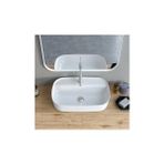Turkuaz Cerastyle Aqua 60 x 40 cm Tezgah Üstü Lavabo Beyaz