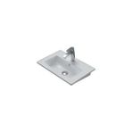 Turkuaz Cerastyle Arte Plus Etajer Uyumlu Lavabo 55*36 cm - Beyaz