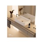 Turkuaz Cerastyle Hera 60 x 38 cm Tezgah Üstü Çanak Lavabo