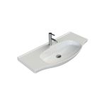Turkuaz Cerastyle Lila Etajer Uyumlu Banyo Lavabo 100X48 Cm