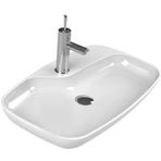 Turkuaz Cerastyle Nova Tezgah Üstü Çanak Lavabo 70X43 Cm