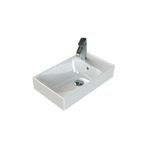 Turkuaz Cerastyle Sharp Etajer Uyumlu Damlalikli Lavabo 50*30 Cm