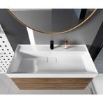 Turkuaz Cerastyle Sharp Etajer Uyumlu Lavabo Damlalıklı 60X48 Cm