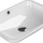 Turkuaz City 55 Cm Tezgah Altı Lavabo Gri