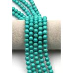 Turkuaz Doğal Taş Dizi 8 Mm Küre Kesim - Dz-1055
