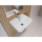 Turkuaz Duru Lavabo 55X45 Cm Beyaz