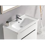 Turkuaz Frame Etajer Uyumlu Lavabo 60 X 45 Cm Beyaz