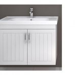 Turkuaz Frame Etajerli Lavabo 80*45 cm ve Lotus 80 Alt Modülü