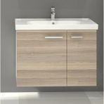 Turkuaz Frame Etajerli Lavabo 80X45 Cm Ve Terra Banyo Alt Dolabı