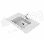 Turkuaz Ibiza Etajerli 81 cm Lavabo