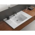 Turkuaz İbiza Etajerli Lavabo 101X51 Cm Beyaz