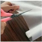 Turkuaz Kalın Raf Örtüsü, Kaymaz 45 cm x 10 M, Dayanıklı ve Şık Çözüm - Beyaz - Seçenek 1