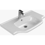 Turkuaz Klasik 80X48 cm Lavabo Şık Görünüm ve Dayanıklı Malzeme ile Banyonuzu Güzelleştirir