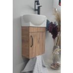 Turkuaz Lavabolu Mini Banyo Wc Dolabı
