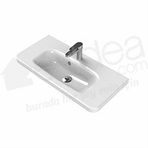 Turkuaz Noura Etajerli Dar 80 cm Lavabo