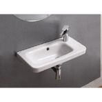 Turkuaz Noura Etajerli Lavabo 60X30 Cm Beyaz