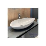 Turkuaz Olive 75 cm Tezgah Üstü Çanak Lavabo