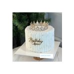turkuaz parti BİRTHDAY QUEEN GOLD PASTA ÖNÜ PLEKSİ YAZI,PASTA YAZISI,DOĞUM GÜNÜ PLEKSİ,PASTA ÜSTÜ YAZI