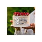 turkuaz parti BİRTHDAY QUEEN GÜMÜŞ PASTA ÖNÜ PLEKSİ YAZI,DOĞUM GÜNÜ YAZI,PASTA YAZISI