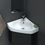 Turkuaz Seramik 46x46 cm Turkuaz Cerastyle Arda Köşe Mini Lavabo