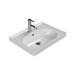 Turkuaz Seramik 60x45 cm Cerastyle Arya Etajer Uyumlu Damlalıklı Lavabo