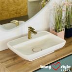 Turkuaz Seramik Cerastyle 60 cm Tezgah Üstü Çanak Lavabo