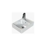 Turkuaz Seramik Cerastyle Dolap Uyumlu & Tezgah Üstü Sharp Lavabo 40X30 044200 - Beyaz